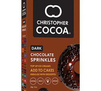 Christopher Cocoa Dark Chocolate Sprinkles