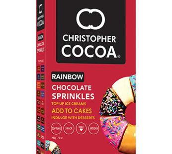 Christopher Cocoa Rainbow Chocolate Sprinkles