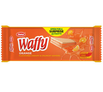 Dukes Waffy Orange Flavoured Wafer Biscuits