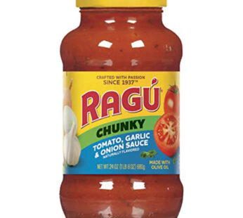 Ragu Tomato Garlic & Onion Pasta Sauce