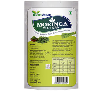 Nutrivalue Moringa Oleifera Drum Stick Leaves Powder