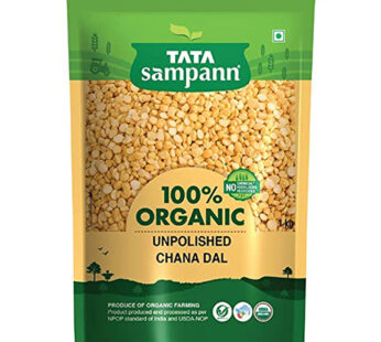 Tata Sampann 100% Organic Unpolished Chana Dal